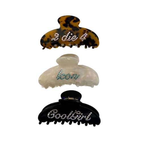 Rhinestone Claw Clip Bundle