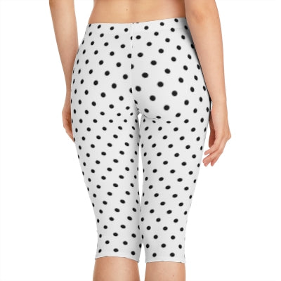 Polka Dot Capri Leggings