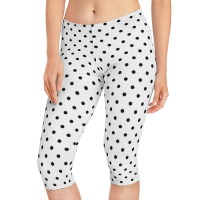 Polka Dot Capri Leggings